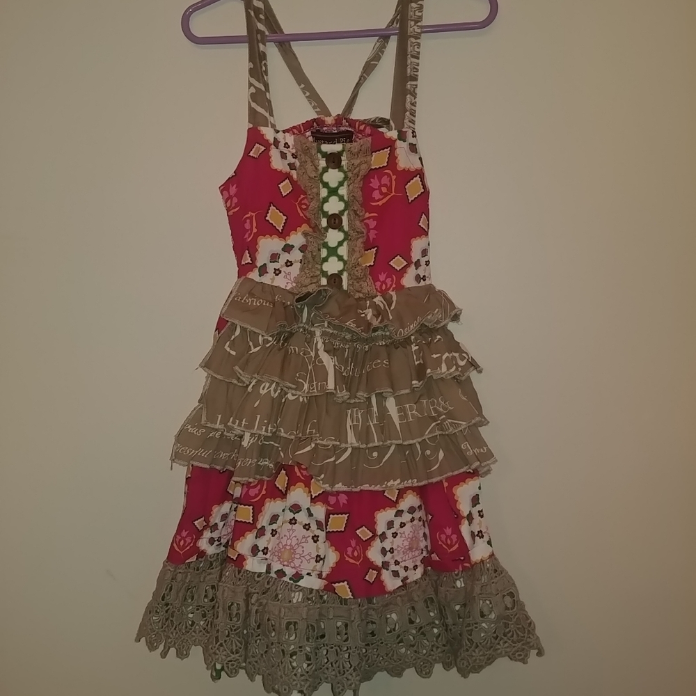Mustard pie apron dress - Picture 2 of 4